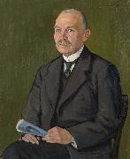 Aleksander Uurits Portrait of K. E. Soot oil painting artist
